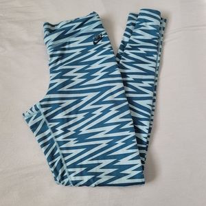 NIKE WOMENS LEGGINGS/TIGHTS ZEBRA PRINT SIZE XS ANIMAL PRINT